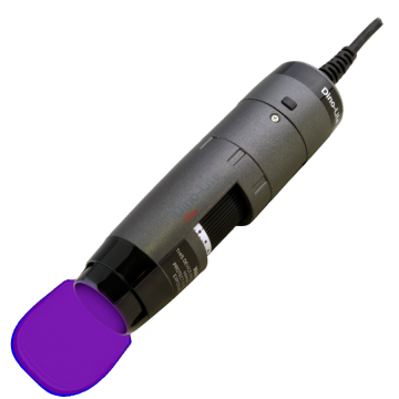 Dino-Lite Edge [AF4515T-FVW] Digital Microscope 1.3MP, 20-220x, 395nm UV & White LEDs, Polarizer, WiFi Ready