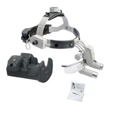 [J-008.31.447] - ML4 LED HeadLight - HRP 3.5x 420mm + 2 x mPack UNPLUGGED + S-GUARD + Wall mounted EN 50 UNPLUGGED charger
