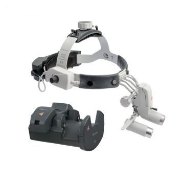 [J-008.31.460] - ML4 LED HeadLight - HRP 3.5x 420mm + 2 x mPack UNPLUGGED + Wall mounted EN 50 UNPLUGGED charger