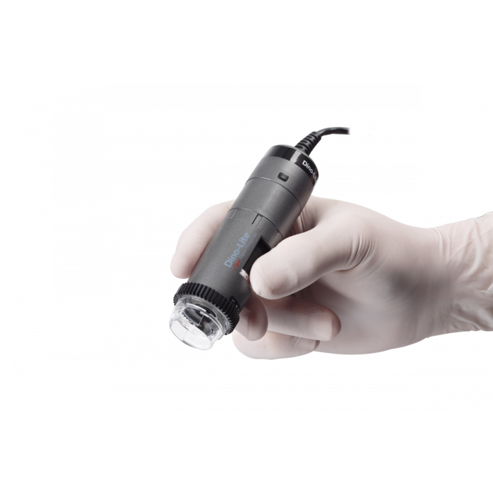 Dino-Lite EdgePlus [AM4517MT-FUW] Digital Microscope 1.3MP, 20-220x, UV 375 nm & White light, Aluminium
