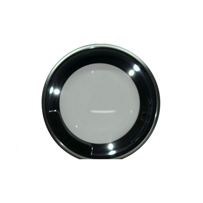 Standlupe - 3x 69mm - Zoom mit LED