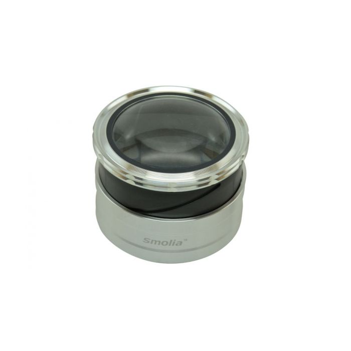 Standlupe - 3x 69mm - Zoom mit LED